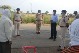 DIG inspected MP-UP border in Bhind