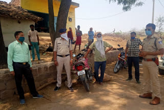 Station in-charge made villagers aware of corona infection