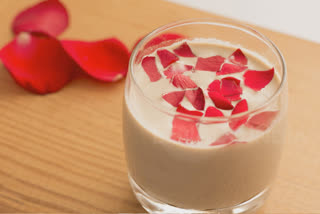 Thandai, summer drinks, soy milk recipes, Indian drinks