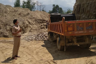 Balh police took action against illegal miners