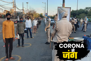 Corona infection has also been found in  SI stationed at Okhla Subzi Mandi