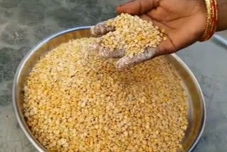 low quality duald daal distribution in srikakulam