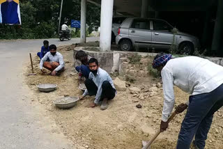 PWD started many work in Sirmaur