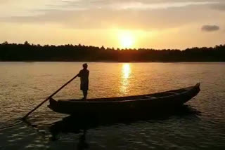 beauty of godavari river at koderu lanka in east godavari