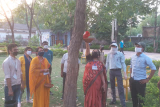 Social service organization has put one thousand efforts to provide water to birds in satna