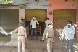 The salon operator was cutting hair inside and closing the shop