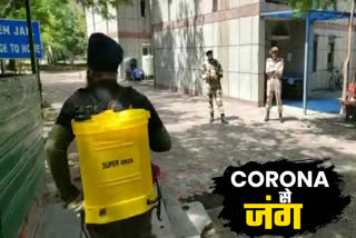 Sachkhand Seva Society sprayed sanitizer in Tihar Jail due to coronavirus