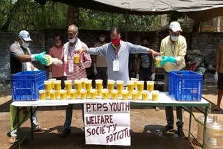 PTPS Youth Welfare Society helping people during lockdown in ramgarh