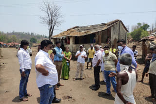 MLa visit villagers in Mokhada