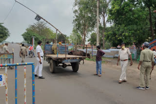 পশ্চিম বর্ধমানের সীমান্তে পুলিশি নজরদারি