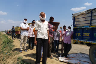 Farmers are getting upset due to Disorder at silo center in Sheopur