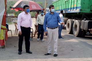 DC inspects check post and quarantine center in Jamshedpur