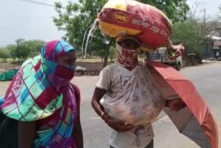 A woman walked down Mumbai to Washim almost 600 km