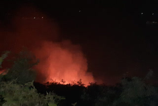 Fire to kappathagudda in gadag district