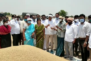 govt whip launched paddy centre in ananthapuram district