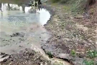 SECL released water from mine into pond in korba