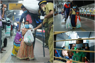 ലോക്ക് ഡൗൺ  അതിഥി തൊഴിലാളി ട്രെയിൻ  ആലുവ ഭുവനേശ്വര്‍ ട്രെയിൻ  പെരുമ്പാവൂര്‍ അതിഥി തൊഴിലാളി  ആലുവ റെയിൽവെ സ്റ്റേഷന്‍  അതിഥി തൊഴിലാളി മടക്കം  നോൺ സ്റ്റോപ്പ് ട്രെയിൻ  aluva to odisha  odisha non stop train  guest labours train