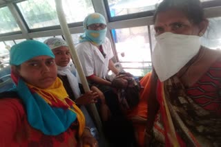 बस में ही करवाया प्रसव, baby girl delivered in bus