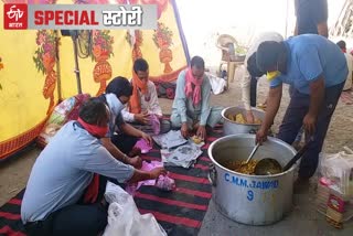 600 लोगों को पहुंच रहा भोजन, 600 people getting food