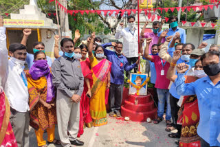 labor day celebrations in nallakunta Andhra Mahila Sabha Durgabai Deshmukh Hospital
