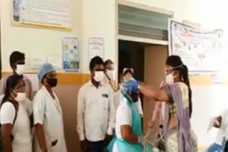 face shields distributed to puttur doctors by mla roja