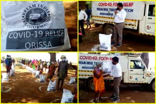 Dream India Transformation provided food to the needy