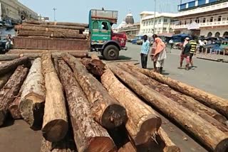 The chariot wood of the tenth phase reached Puri