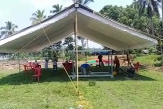 വയനാട്  Wayanad  muthanga  check post  മിനി ആരോഗ്യ പരിശോധനാ കേന്ദ്രം  temporary mini-health center