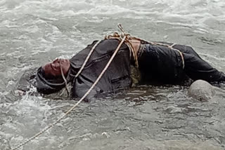 Dead body of a young man in manali