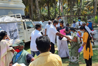 மக்கள் பணியில் மக்கள் நீதி மையம் தொண்டர்கள்