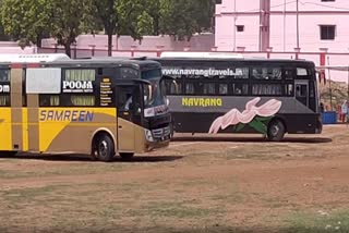 Two special buses arrived in Jharsuguda carrying 65 students from Kota