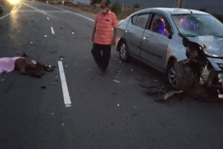 man dead in road accident