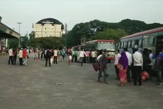 KCRTC  bus journey for labours