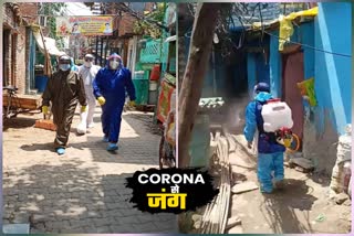 door to door survey-screening started in slums of noida sector-8 due to covid 19