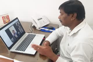 Arjun Munda held video conferencing with BJP