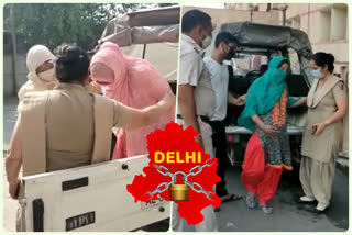 police helped pregnant womens in delhi