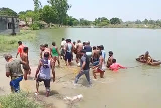 तालाब में नहाने गए छात्र की डूबने से मौत.