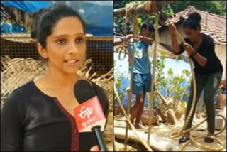 ബെംഗളൂരു  nternational powerlifter Akshatha Poojary  dig a 25-foot deep well utilising lockdown  ലോക്ക് ഡൗൺ  അക്ഷത പൂജാരിയും