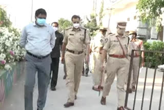 Guntur Range IG, tour in nellore red zones