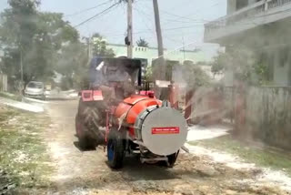 hhypo chloride chemical spraying in srikakulam