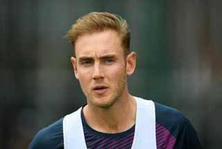 England fast bowler Stuart Broad