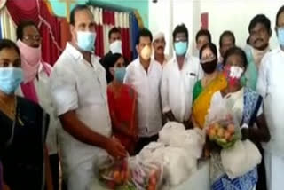 kodada mla bollam mallaiah yadav vegetables distribution in suryapet district