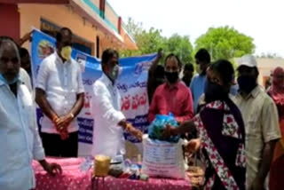 grossaries distributes poor people by mla in kurnool dst