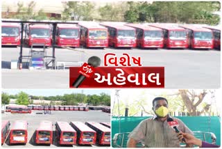 લોકડાઉનમાં AMTS બસોની રખાઈ રહી છે સારસંભાળ