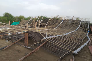 बाड़मेर की खबर, strong storm in barmer