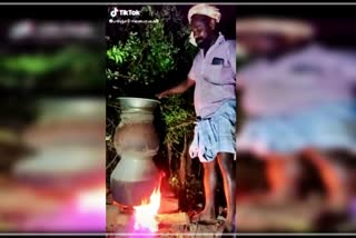 velankanni-man-cooks-illegal-liquor-releases-video-on-tiktok-gets-busted