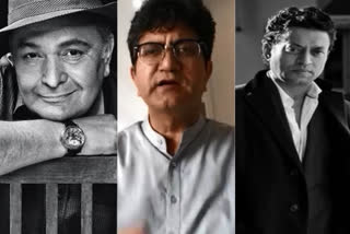 Prasoon Joshi, irrfan khan, rishi kapoor, ETVbharat