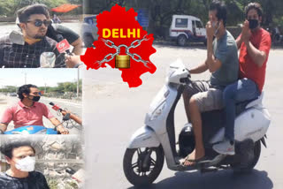 During lockdown People did not follow traffic rules in Delhi