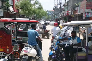 overcrowded situation in nagaon after relaxation of 3rd stage lockdown