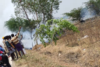 Fire accident in Bellary